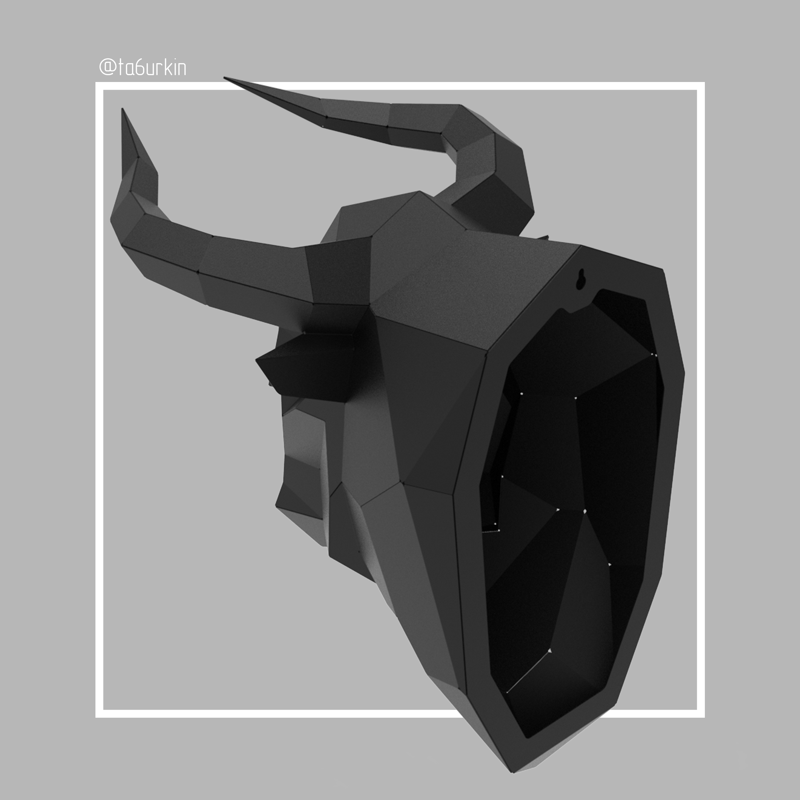 Welding ProjectPlans Drawings Bull Head (v1) (DXF, PDF) 3 Welding ProjectPlans Drawings Bull Head (v1) (DXF, PDF) - Image 3