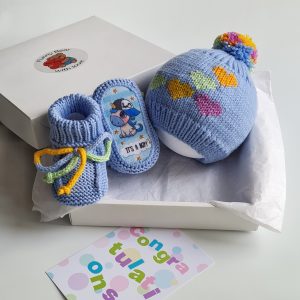 Congrats expecting parents baby boy. Baby shower gift set boy.
