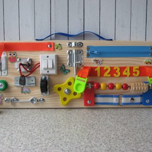 Busy board for toddlers