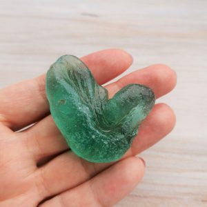 Bonfire Sea glass heart