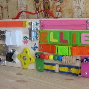 Busy board for toddlers