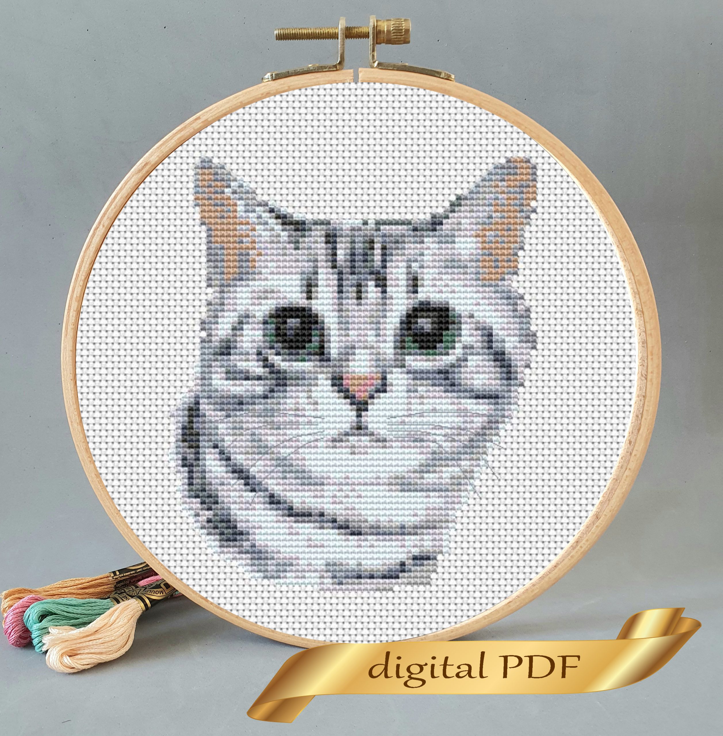 Cat store cross stitch