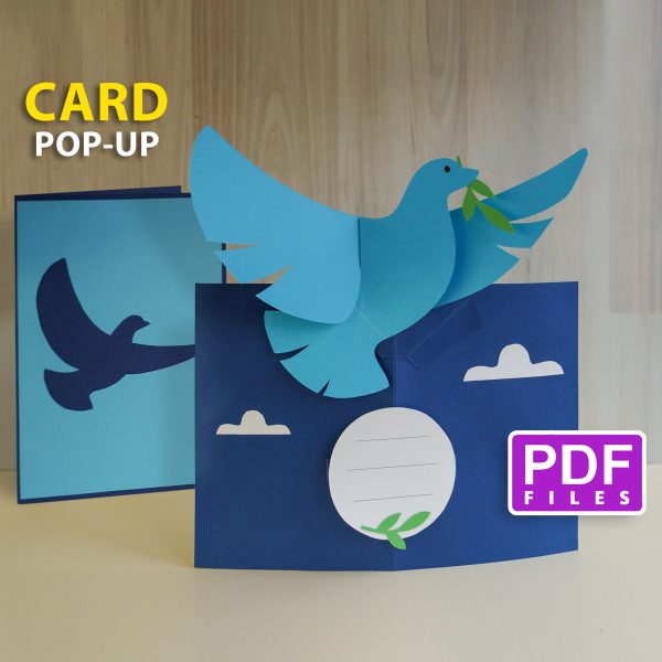 Pop-up card Pigeon (PDF file)