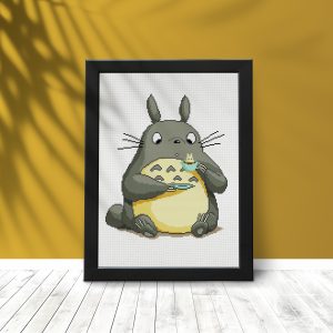 Totoro cross stitch pattern PDF