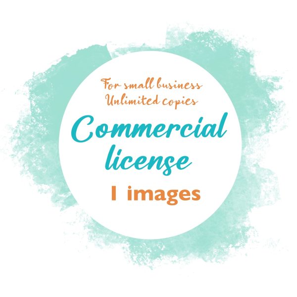 Commercial license, 1 image