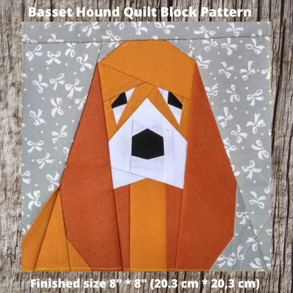 Basset Quilt Block Pattern