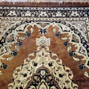Large Soviet Plush Carpet.Vintage Oriental wall carpet.Rug USSR
