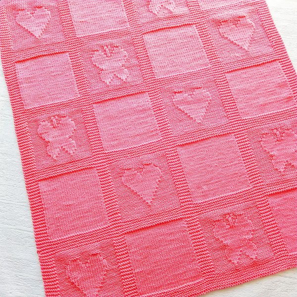 Butterfly baby blanket knitting