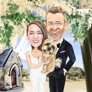 Custom-cartoon-Weddinggift-The-best-gift