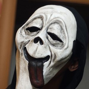 Wazzap mask Stoned Killer Mask Wazzup Wazzaaap Killer Devil mask Halloween Scary Movie Dead by daylight Viper Killer DBD mask wearable