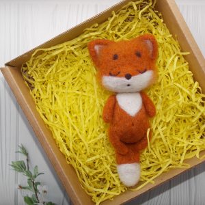 Newborn photography toys, Felted animals for baby photography