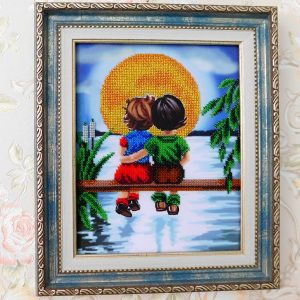 Embroidered picture, Home decor, Baby room decor