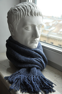 Scarf Julius knitting pattern PDF ENG