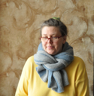 Scarf Felix knitting pattern PDF ENG and GER