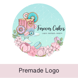 Handmade Marketplace 673 cake shop logo