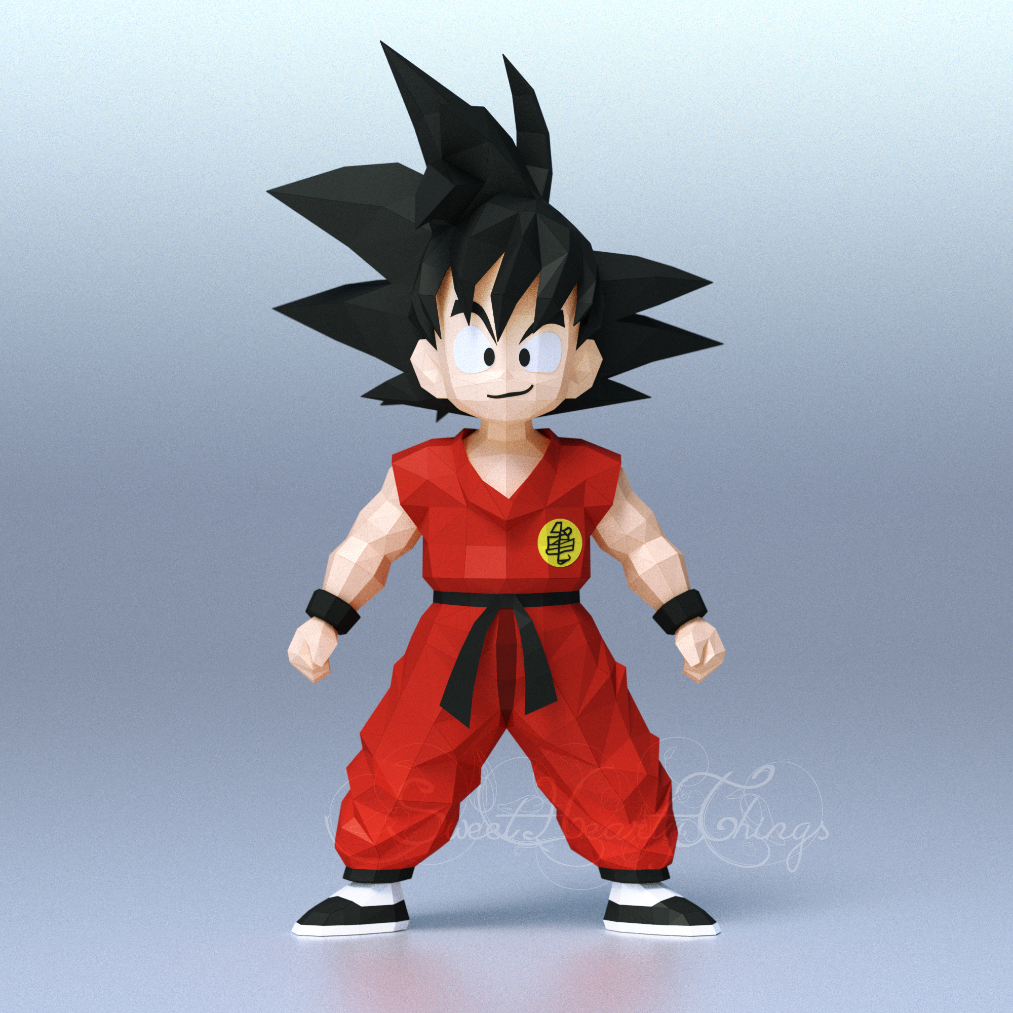 dbz papercraft