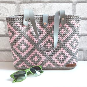 Handle tote bag Custom handmade tote