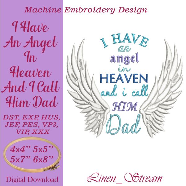 I Have An Angel In Heaven And I Call Him Dad