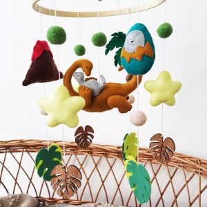 Dinosaur baby mobile boy, Dinosaur nursery mobile, Dinosaur crib mobile boy, Cot mobile