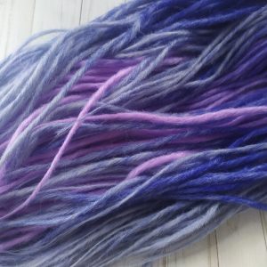 Ombre blue gray dreadlocks
