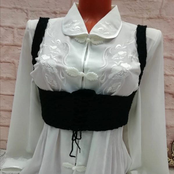 Black corset belt, underbust corset, 1 sexy corset, utility belt