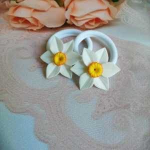hair band with flowers