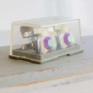 Vintage Aurora Borealis cufflinks Gender neutral cuff links