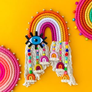 macrame rainbow