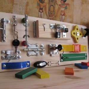 Busy board for toddlers
