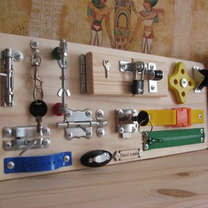 Busy board for toddlers