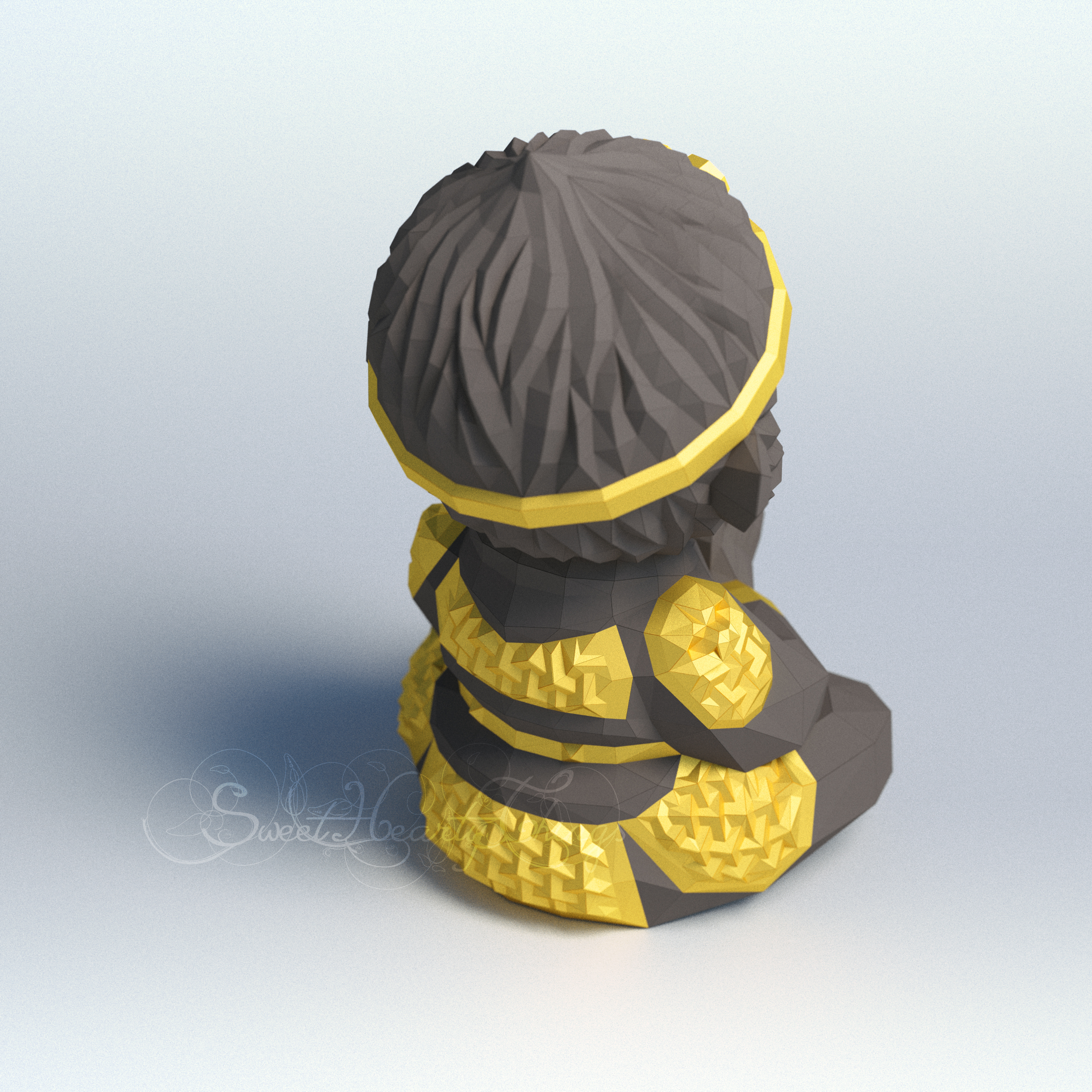 3d Papercraft – Kung Fu Monkey King 2 - PDF SVG DXF Templates 6 3d Papercraft – Kung Fu Monkey King 2 - PDF SVG DXF Templates - Image 6