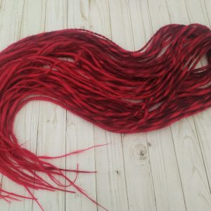 Ariel Ombre Red dreadlocks Smooth Classic Synthetic dreadlocks extensions