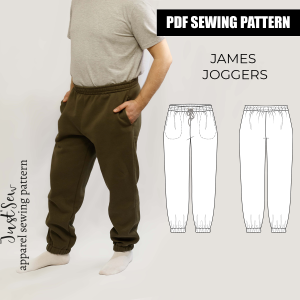 Mens sweatpants sewing pattern step by step instructions