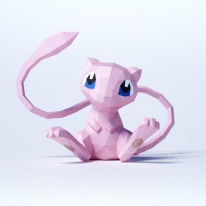 3d Papercraft Pokemon Eevee PDF SVG DXF Templates - Inspire Uplift