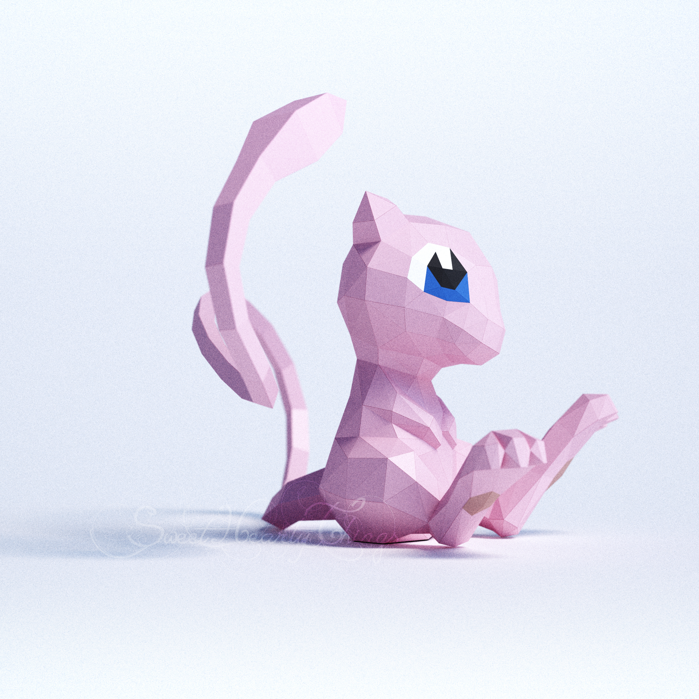 3d Papercraft – Eevee Shiny – PDF DXF Templates - Crealandia