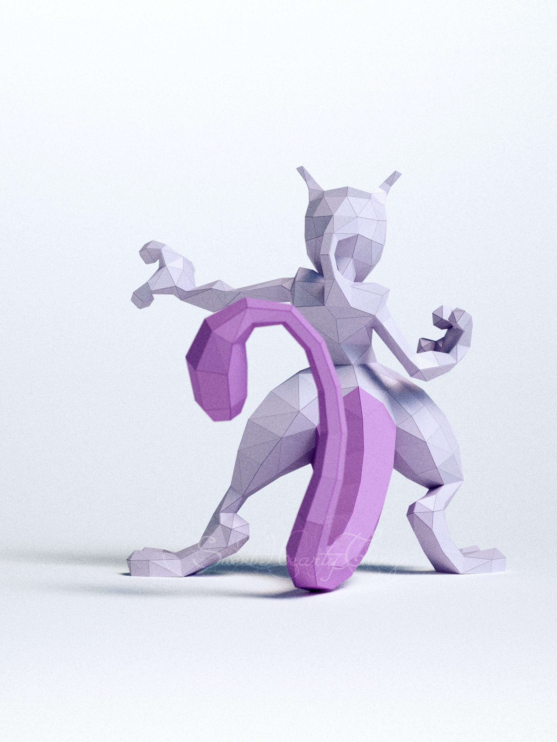 Mewtwo Pokemon SVG, Baby mewtwo SVG, Pokemon SVG