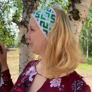 Women's knitted headband
