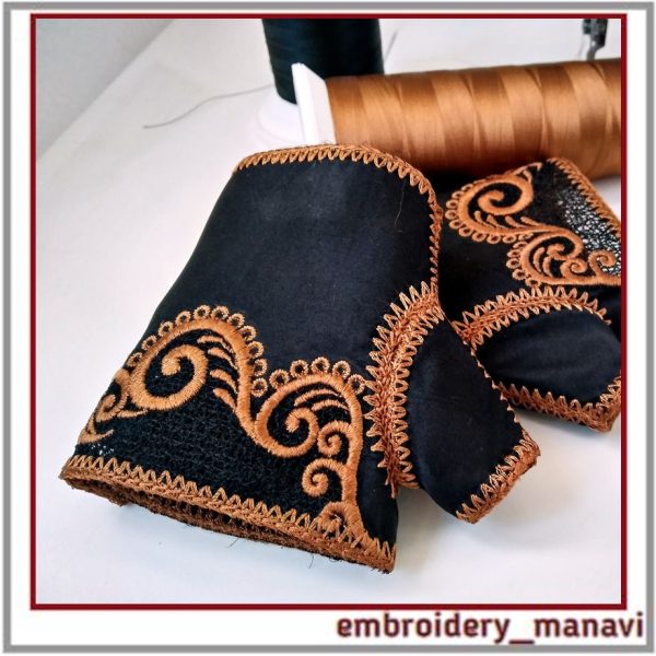ITH Short Fingerless gloves mitts for any costume ball.