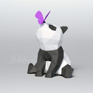 3d Papercraft Mega Mewtwo X PDF DXF Templates - Inspire Uplift