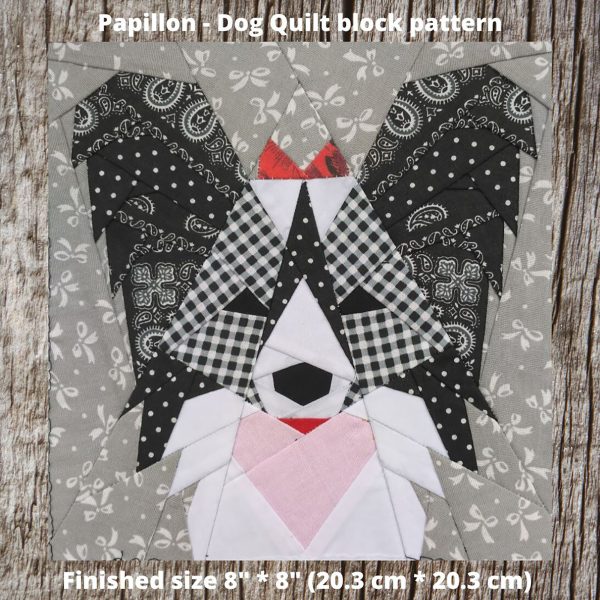Papillon Dog Quilt