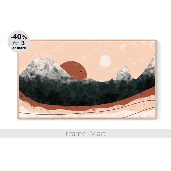 Samsung Frame TV art landscape