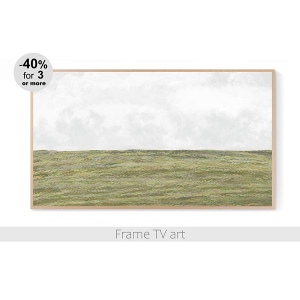 Samsung Frame TV art painting landscape