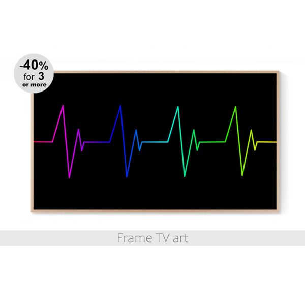 Samsung Frame TV art abstract