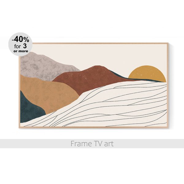 Samsung Frame TV art landscape