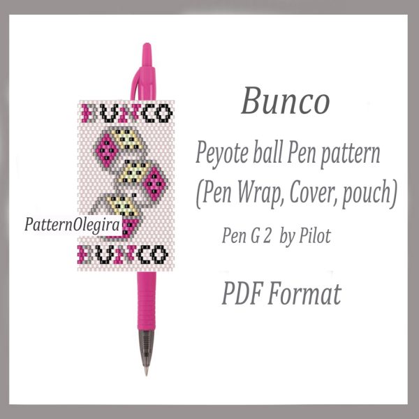 BUNCO bead pattern PDF file