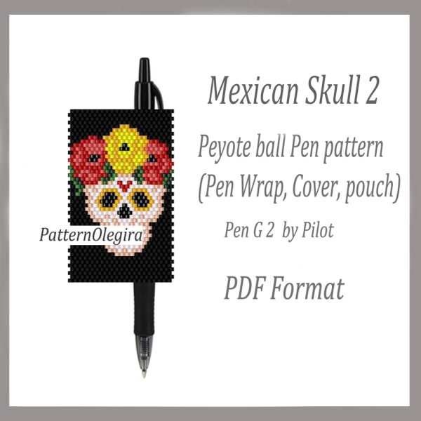 MEXICAN SKULL bead pattern PDF file