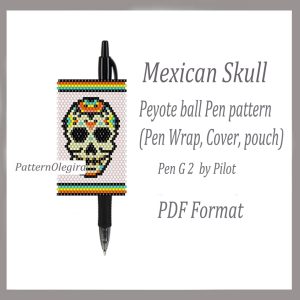 MEXICAN SKULL bead pattern PDF file