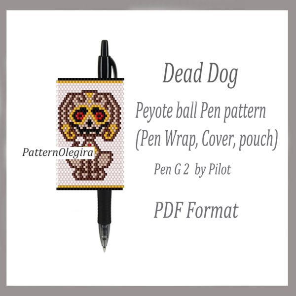 DEAD DOG bead pattern PDF file