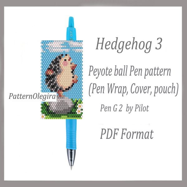 HEDGEHOG 3 bead pattern PDF file