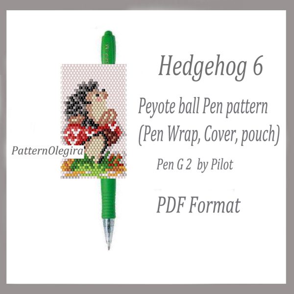 HEDGEHOG 6 bead pattern PDF file